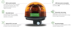Girofar LED ecologic cu efect dublu flash VIGNAL - Img 2