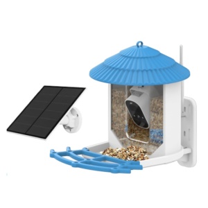 Hranitoare inteligenta pentru pasari PNI MyBird PT035 cu camera Wi-Fi 4MP si panou solar 3W, rezervor hrana 2l, aplicatie dedicata, detectie miscare, notificari instant, slot card micro SD, audio bidi - Img 6