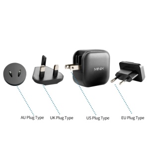Incarcator Minix NEO P1 cu 3 porturi USB 2 x USB-C 3.0 (Max 65W) 1 x USB-A Quick Charge 3.0 (Max 36W) - Img 3