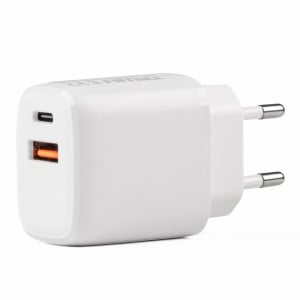 Incarcator rapid 2 porturi USB + USB-C 20W 230V