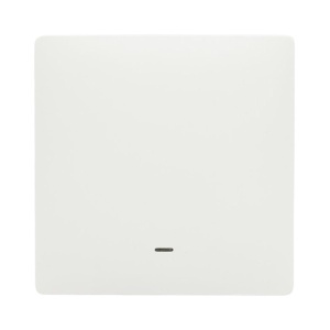 Intrerupator inteligent smart Wi-Fi simplu alb incastrat 100-240V, 10A, 2200W, aplicatie Tuya Smart Life, compatibil Alexa si Google Home 86x86x33mm - Img 2