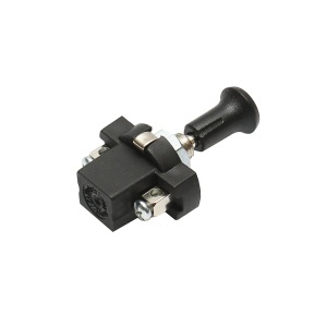 Intrerupator scurt on-off 12V/5A pull switch cu piulita prindere metalica Breckner Germany - Img 4