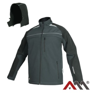 Jachetă softshell profesionala +K cu gluga