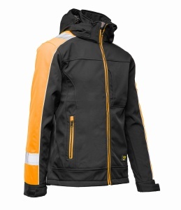 Jacheta Softshell Seven Kings negru-portocaliu - Img 3