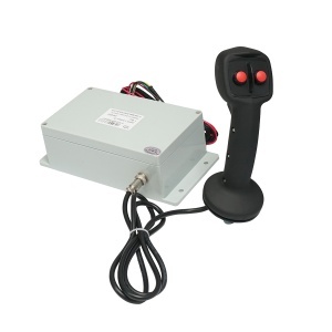 Joystick electric 2 butoane cu modul de comanda 12V - Img 1
