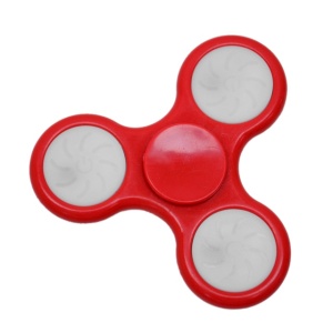 Jucarie antistres spinner PNI Speedy Red LED culoare rosu cu lumini LED - Img 4