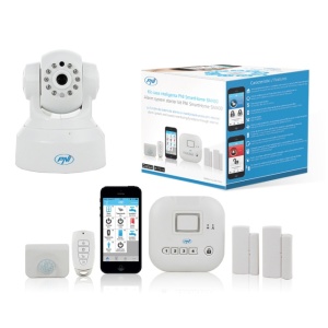 Kit casa inteligenta PNI SmartHome SM400 + camera video SM460 sistem de alarma si monitorizare video prin internet - Img 6