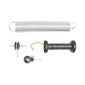 Kit complet gard electric 12V, 14 Joule sarma 1000m cu panou solar 20W si 100 izolatori Breckner Germany - Img 5