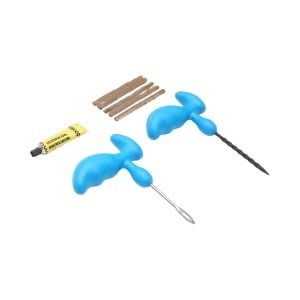 Kit profesional vulcanizare anvelope tubeless la rece cu snur si adeziv - Img 2