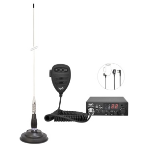 Kit Statie radio CB PNI ESCORT HP 8001L ASQ + Casti HS81 + Antena CB PNI ML100 cu magnet - Img 5