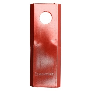 Lama torsionata, sens de rotatie dreapta pentru cositoare rotativa 123x45x4mm 18,2mm Breckner Germany