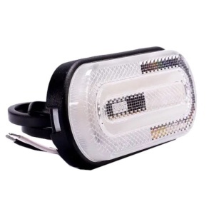 Lampa gabarit 121x47, LED, alba, Fristom - Img 2