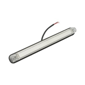 Lampa gabarit laterala LED NEON 12-24V alba slim 235x26.5x21mm Breckner Germany - Img 3