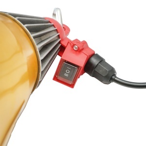 Lampa incalzire cu infrarosu 21.5cm pentru pui, animale, 230V - Img 4