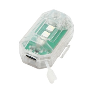 Lampa LED RGB stroboscopica cu telecomanda, 10 moduri, 8 culori, baterie litiu 150mAh reincarcabila USB-C IP65 - Img 7