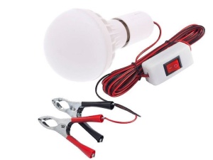 Lampa lucru LED cu clesti si intrerupator, 12V, 9W