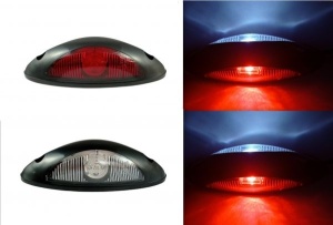 Lampa marcaj lateral alb-rosu LED - Img 5