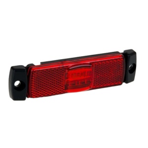 Lampa pozitie dreptunghiulara rosie cu leduri FRISTOM