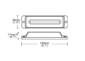 Lampa stroboscopica 6 LED-uri R10 R65 12/24 V - Img 2