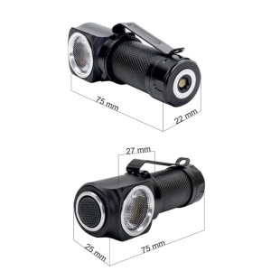Lanterna frontala PNI Adventure F75 cu led 6W, 600 lm, din aluminiu, cu acumulator si incarcator magnetic cu USB - Img 6