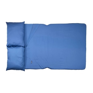 Lenjerie de pat, Thule, pentru 2 persoane, Albastru