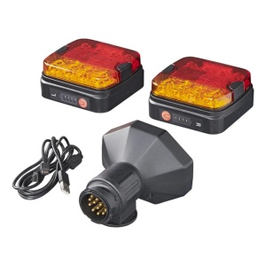 Lumini pentru remorca LED cu magneti fara fir (Bluetooth) 13 pini - Img 6