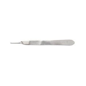 Maner bisturiu din inox nr 3 pentru lame nr 10-17 Breckner Germany