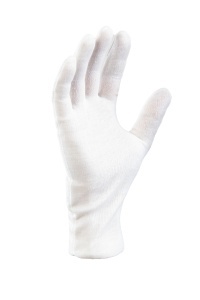 Manusi din bumbac, fara manseta, lungime 25 cm
