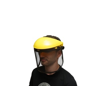Masca de protectie cu viziera din plasa metalica cu fixare pe cap reglabila Crownman - Img 7