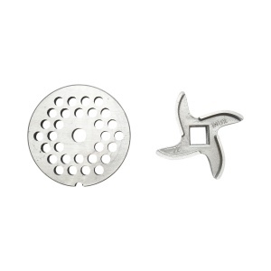 Masina de tocat carne electrica inox 2000W, 220V, capacitate 250 kg/h, adaptor carnati, 1 sita si 1 cutit incluse 410x240x450mm - Img 14