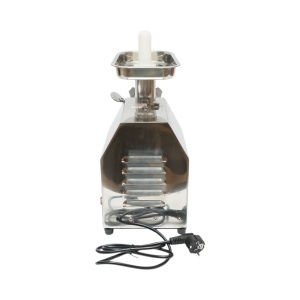 Masina de tocat carne electrica inox + aluminiu 1200W, 220V, capacitate 100 kg/h, adaptor carnati, 1 sita si 1 cutit incluse 340x185x365mm - Img 6