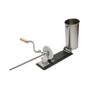 Masina de umplut carnati orizontala inox 3kg, 4 palnii 15, 19, 22, 25mm incluse - Img 5