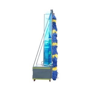 Masina electrica automata de spalat autobuze si camioane 48V, 1800W, baterie Li-ion 60Ah, perie verticala 3.8m, rezervor apa 550L THOR - Img 3