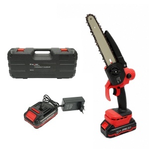 Mini fierastrau electric 500W cu 2 acumulatori 21V, 1.5Ah Li-ion, lama 8 inch (200mm), capacitate taiere 190mm, turatie 4600rpm Breckner Germany