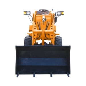 Mini incarcator frontal articulat 900kg 4x4, motor diesel 35CP, capacitate ridicare 500kg, latime cupa 1000mm THOR - Img 3
