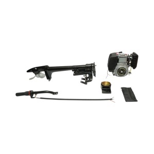 Motor barca pe benzina 1.5kW(2CP), 4 timpi, 53cc, turatie 6500rpm, racire cu aer, CDI, pornire manuala, elice 3 pale, capacitate rezervor 1.2L THOR - Img 3