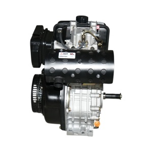 Motor diesel 13CP 192F, 498cc, turatie 3600rpm, ax rotund filetat 25.4mm, pornire sfoara Breckner Germany - Img 5