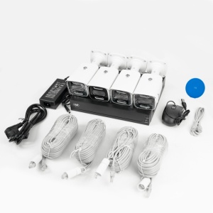 Pachet Kit supraveghere video PNI House IPMAX POE 3, NVR cu 4 porturi POE, ONVIF si 4 camere cu IP 3MP, de exterior, Power over Ethernet, detectie chip, detectie miscare, 4 cabluri, alimentator, mouse - Img 8
