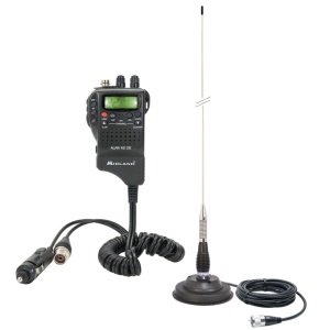 Pachet statie radio CB portabila Midland Alan 42 DS, cu Squelch Automat Digital, 12V + Antena CB PNI ML100, lungime 100 cm, 26-30MHz, magnet 125mm inclus - Img 8