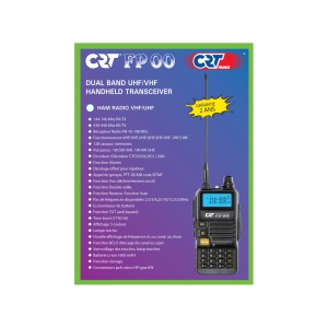 Pachet statie radio VHF/UHF portabila CRT FP00 dual band si casca PNI HS82 - Img 4
