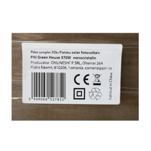 Palet complet 30 bucati Panou solar fotovoltaic PNI Green House 370W monocristalin, 120 celule, 11A - Img 6
