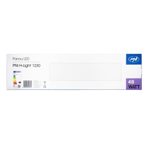 Panou LED PNI H-Light 1230 48W, 1200x300mm, 4800lm, 6400K, de interior, incastrabil, alb rece - Img 2