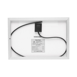 Panou solar 10W fotovoltaic monocristalin cu cablu de conectare 90cm si tensiune maxima 18V 340x240x17mm - Img 3