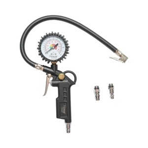 Pistol umflat roti cu furtun si manometru mecanic 0-12 bar