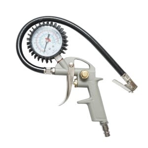 Pistol umflat roti profesional cu furtun 360mm si manometru mecanic 0-15 bar