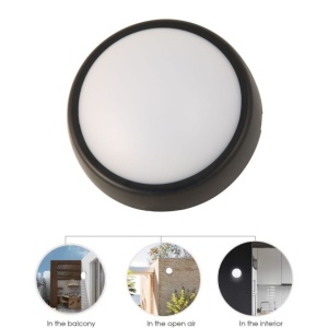 Plafoniera LED rotunda. IP54, 700 lumeni. Cu 2 capace (negru si alb) - Img 5