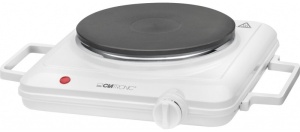 Plita electrica, Clatronic, EKP 3582, 1500W, Indicator luminos, Alb