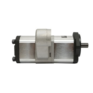 Pompa hidraulica dubla, debit 18+14cm3, sens rotatie spre dreapta pentru Massey Ferguson OEM 3800195M91 - Img 3