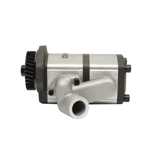 Pompa hidraulica dubla debit 28+12cm3, pinion 93.05mm, Z=31 pentru John Deere OEM RE72058, RE73947 - Img 2