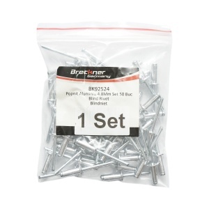 Popnit din aluminiu 4.8x12.7mm 50 buc/set Breckner Germany
